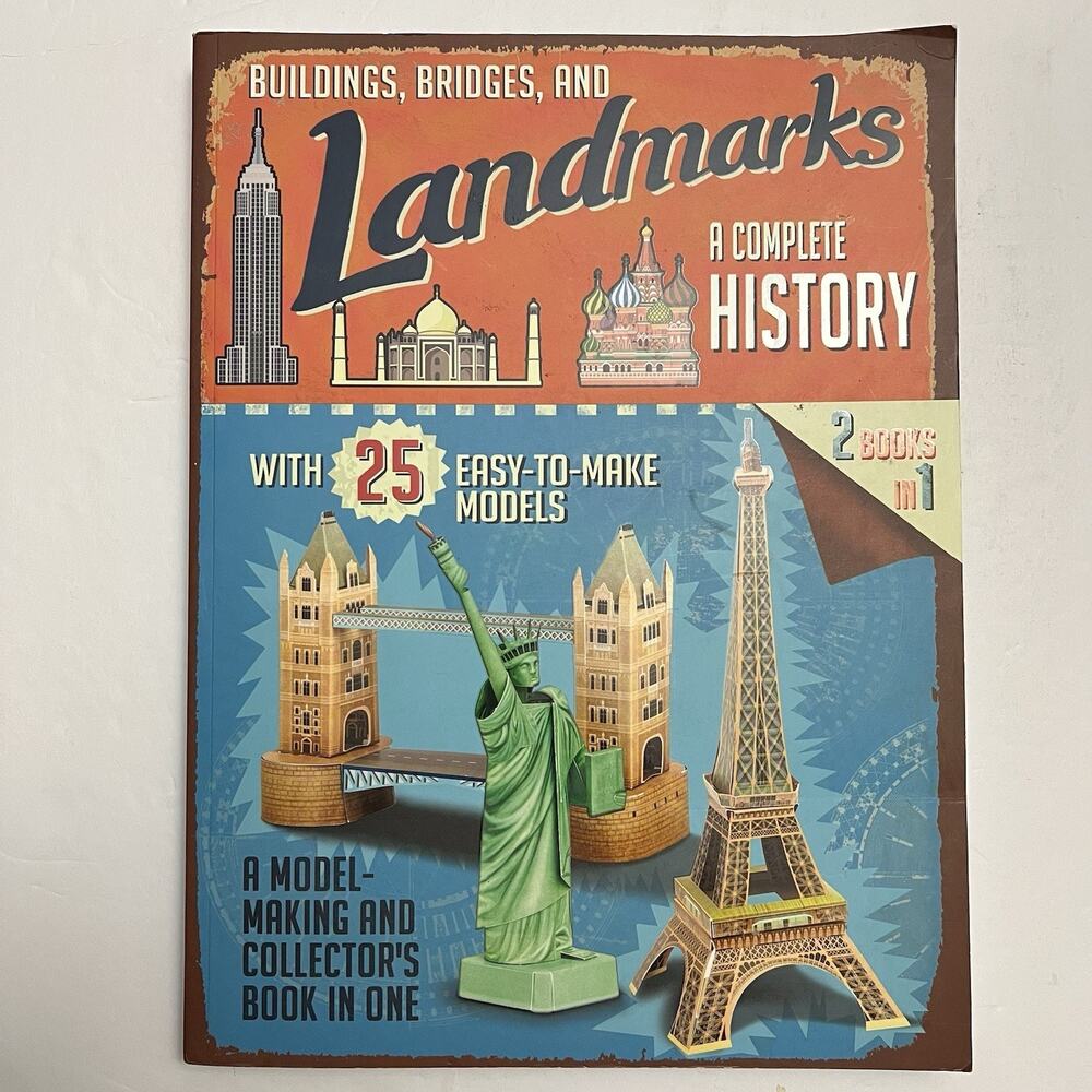 Buildings Bridges and Landmarks A Complete History 3D Model Making Book